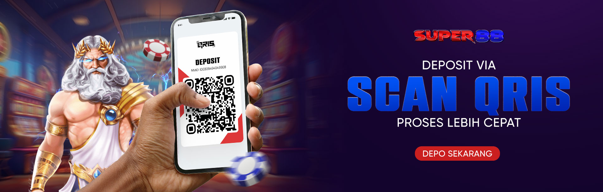 DEPOSIT VIA QRIS