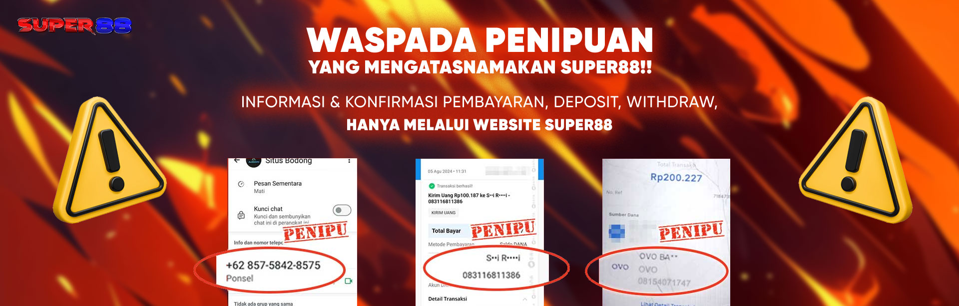 HATI-HATI PENIPUAN